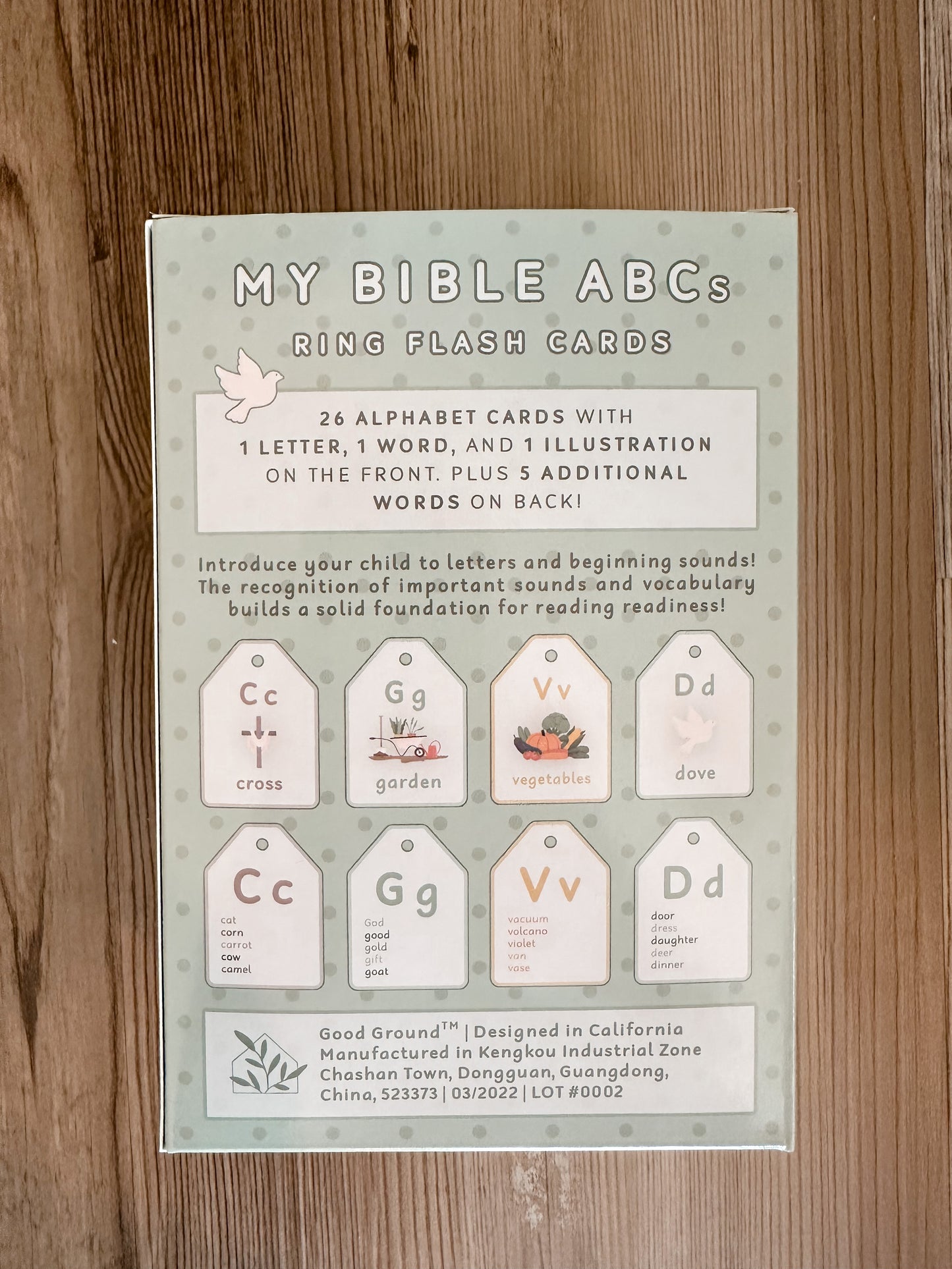 Bible ABC Flash Cards